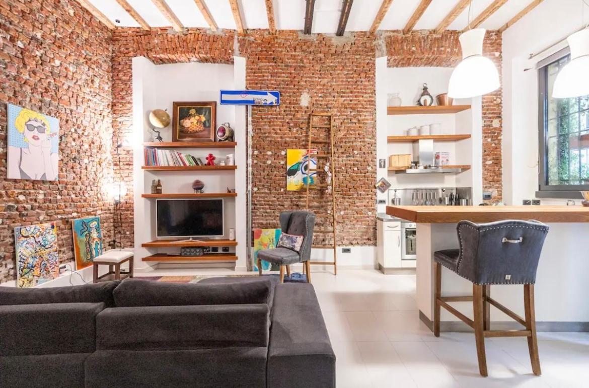 Loft Di Design Nel Cuore Di Milano Luaran gambar